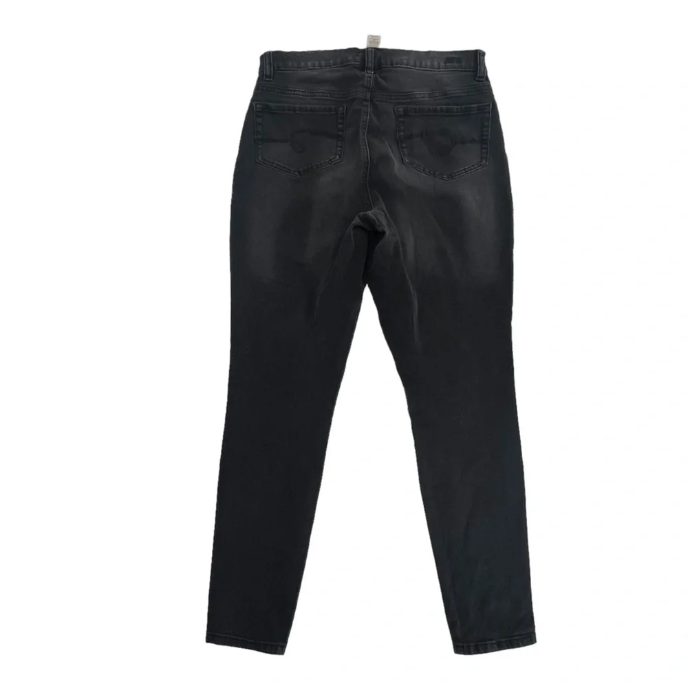 Justice Black Button Fly High Rise Jeggings Size 16 Plus Girl’s